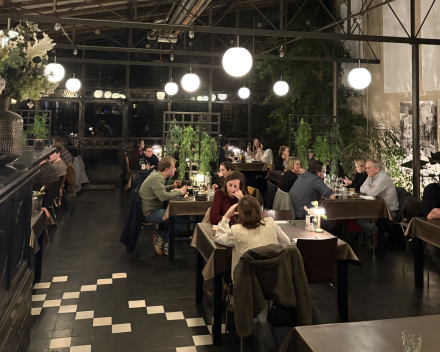 winteravond in de orangerie